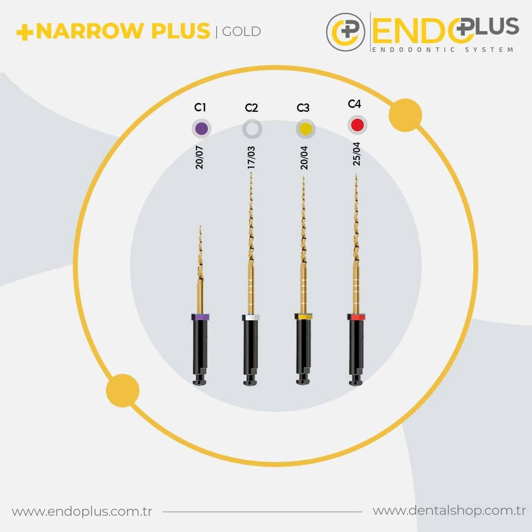 ENDOPLUS NARROW PLUS GOLD KANAL EĞESİ