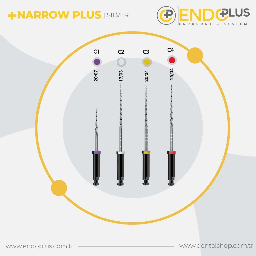 ENDOPLUS NARROW PLUS SİLVER KANAL EĞESİ