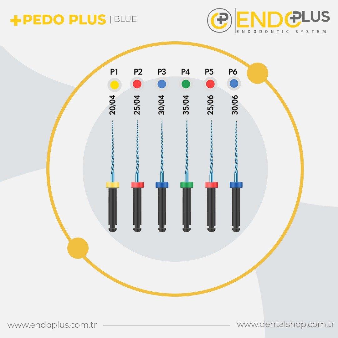 ENDOPLUS PEDO PLUS ASORTİ  BLUE 17 MM KANAL EĞESİ