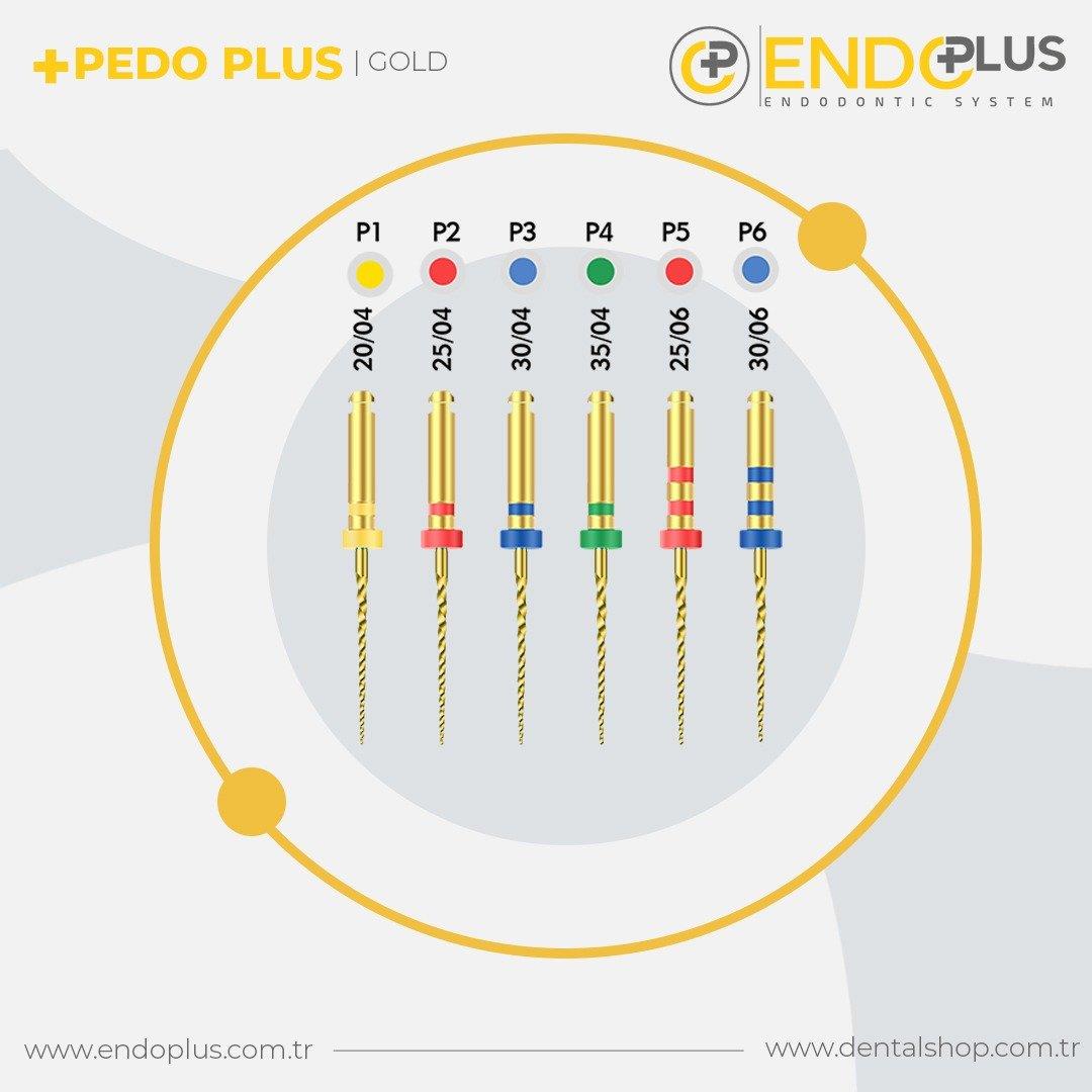 ENDOPLUS PEDO PLUS GOLD ASORTİ 17 MM KANAL EĞESİ