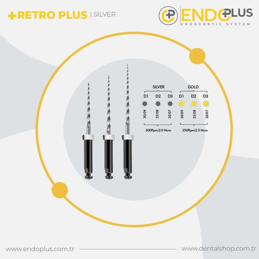 ENDOPLUS RETRO PLUS SİLVER KANAL EĞESİ