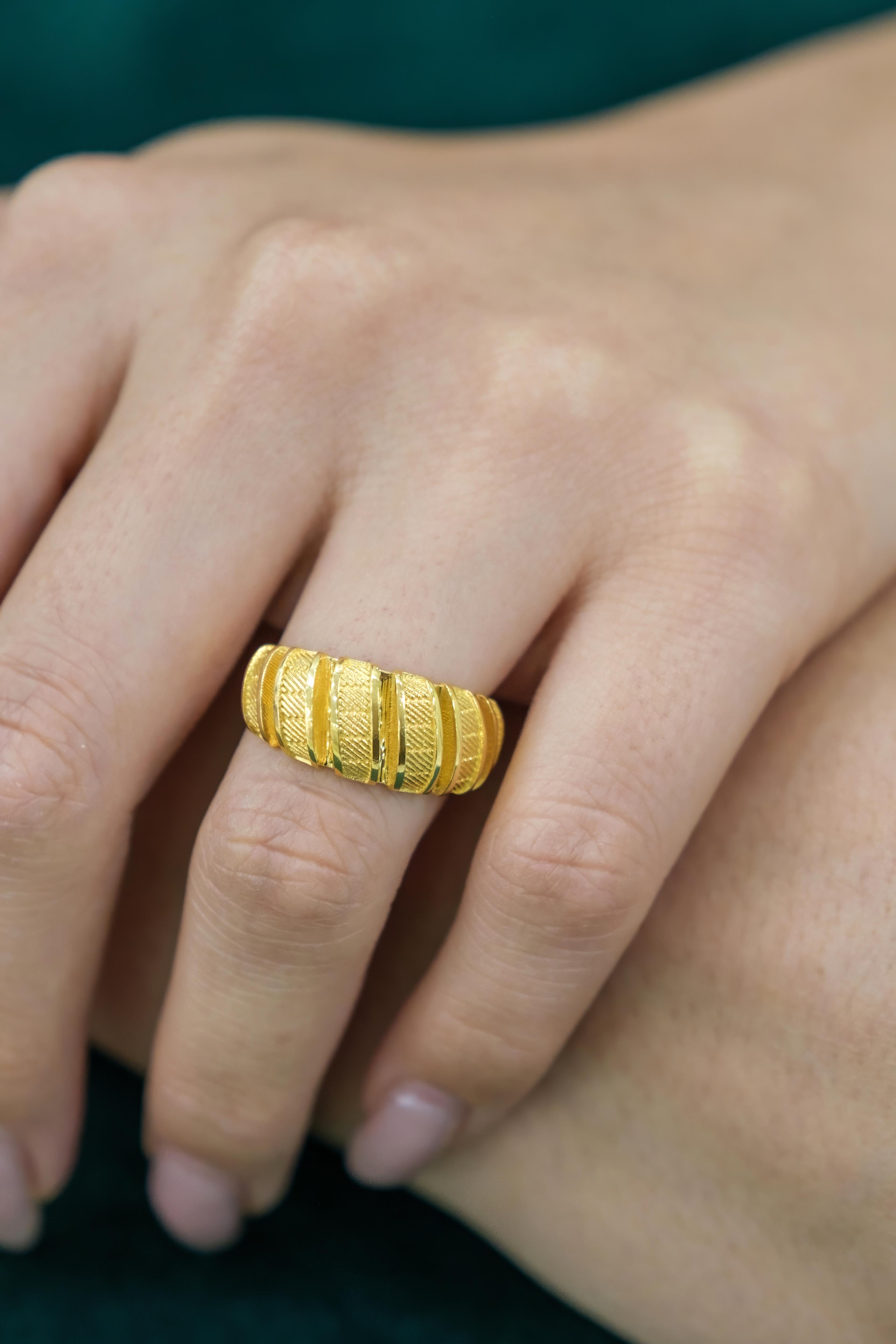 14 Ayar Altın Yüzük