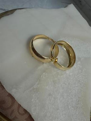 Gold Halka Küpe