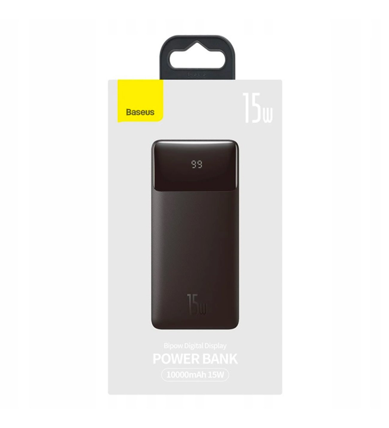 Baseus Bipow 10000mAh 15W Dijital Ekranlı Powerbank | Type-C & USB Çıkışlı Taşınabilir Şarj Cihazı