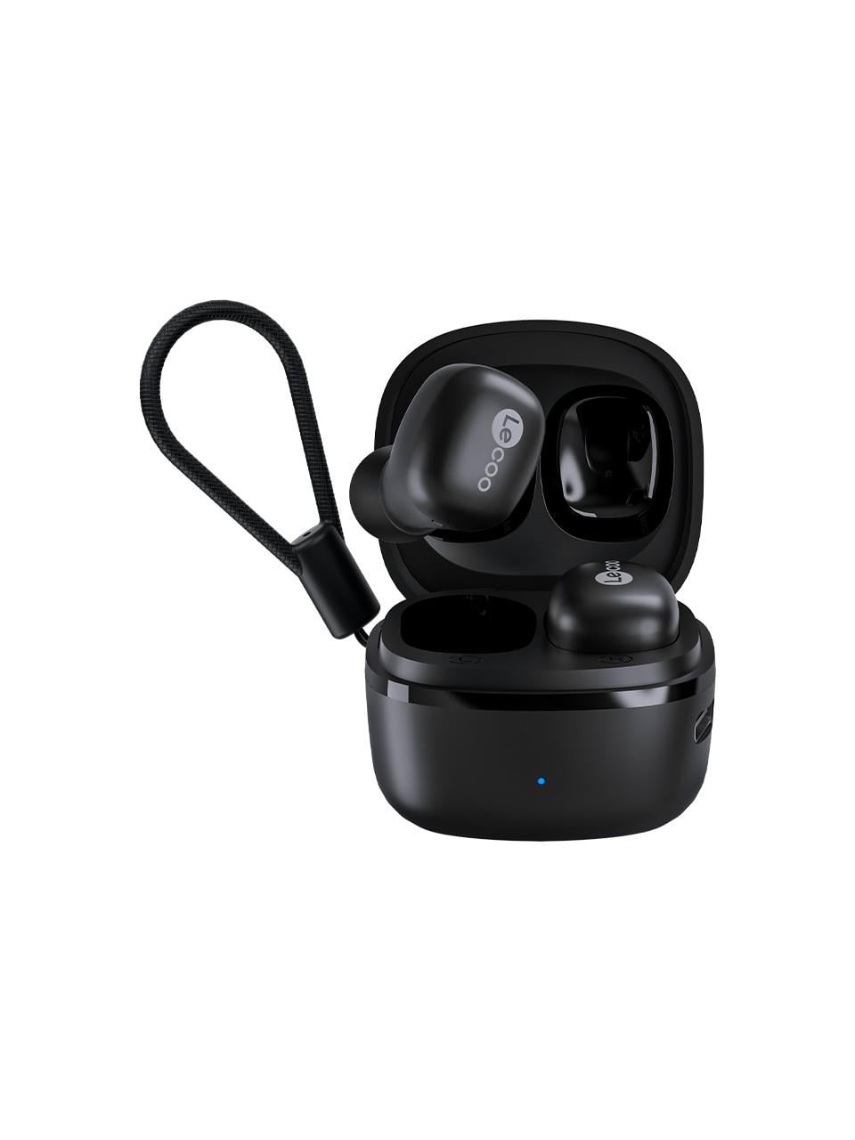 Lecoo EW300 Kablosuz Bluetooth 5.3 TWS Kulak İçi Kulaklık Siyah