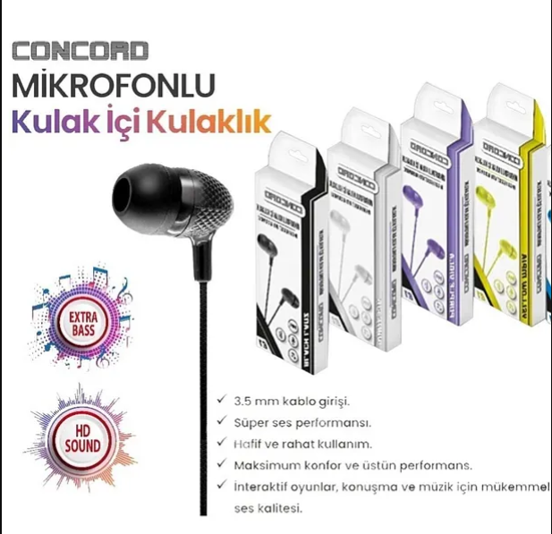 Mikrofonlu Kulak Içi Kulaklık