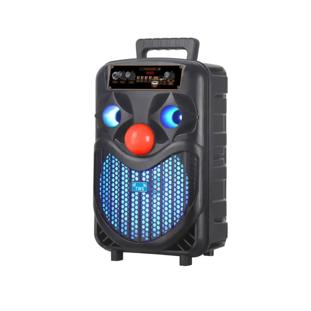 NDR Serisi 8'' Taşınabilir Bluetooth Hoparlör (P44 / P55 / P66) – LED Işıklı, Mikrofon Girişli, USB/TF/FM Destekli