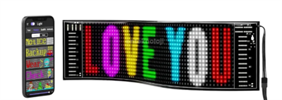 Genel Markalar Araç Car Led Ekran Dilediğiniz Gibi Kişiselleştirilebilir, Esnek, Yapışkan Araç Led'i