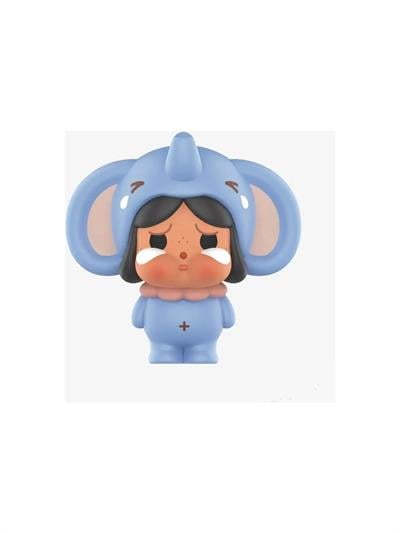 Yeni Pop Bean Crybaby The Elephant Set Serisi Mini Doll Tayland Limit Sevimli Anime Figür 