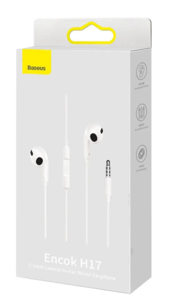 Baseus Encok H17 3.5mm Süper Bass Hd Kablolu Kulakiçi Kulaklık