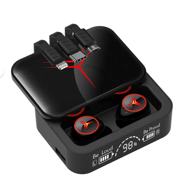 BYRTECH Earbuds Tws M88 Plus Powerbank Kutulu Dijital Göstergeli Bluetooth Kulaklık
