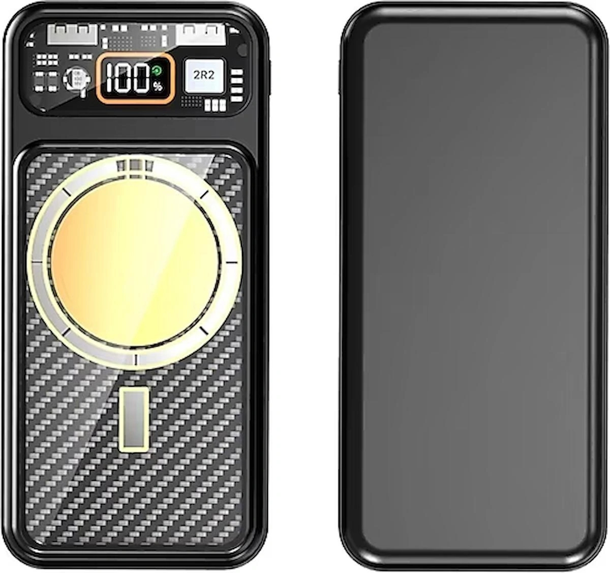 HiKing PB03 15W Kablosuz Şarj Destekli Powerbank 10000mAh | LED Ekranlı, Type-C, Süper Hızlı Şarj