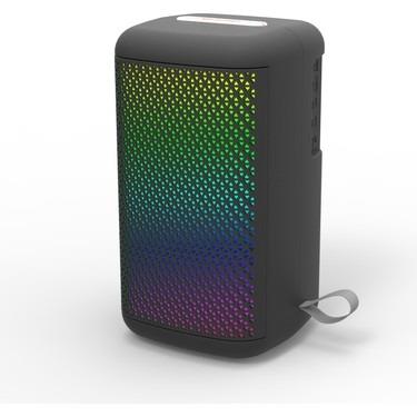 MS-2210BT RGB LED Işıklı Bluetooth Hoparlör | FM Radyo, USB, Taşınabilir Tasarım