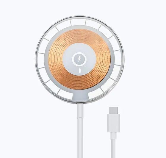 PHİXİ FORCE MV13 MAGSAFE 15W HIZLI WİRELESS TRANSPARAN ŞARJ KABLOSU