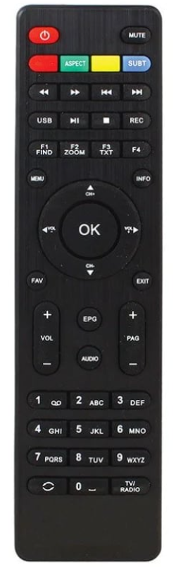 Botech Piko 300 HD Uydu Alıcı Kumandası