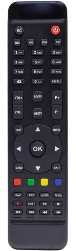 Korax IP Plus HD V2 Uydu Alıcı Kumandası