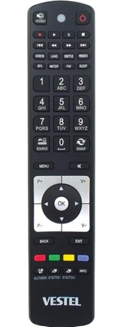 Vestel Yeni Lcd-Led Plazma Tv Kumandası