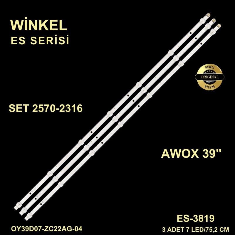 AWOX B213900 WEBOS, B213900, Panda LE39D80, Panda 39D18, Panda 39F5, Panda 39F4X, Awox B203900S, Awox U3900STR,ES-3819