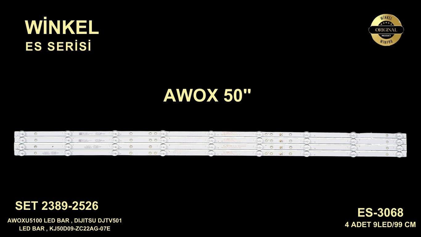 Awox U5100STR/4K/S, DIJITSU DJTV501, DJT50SF TV LED BAR , AWOX U5100 , U5000STR/4K,ES-3068