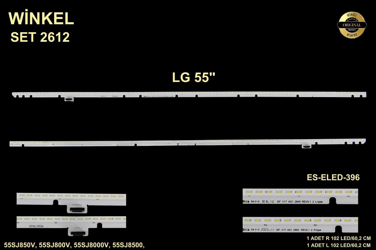 LG 55SJ850V, 55SJ800V, 55SJ8000V, 55SJ8500, ES-ELED-396 ELED 396