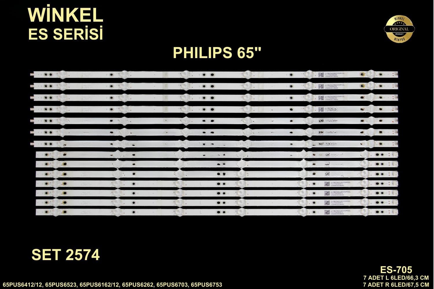 PHLIPS 65PUS6412/12, 65PUS6523, 65PUS6162/12, 65PUS6262, 65PUS6703, 65PUS6753, ES-705 ES 705