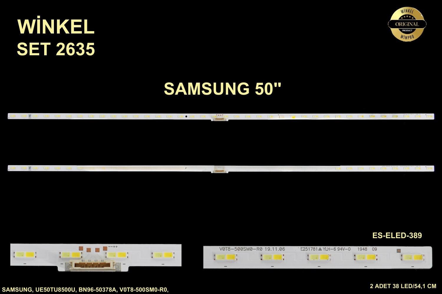 Samsung UA50TU8500UXZN/UE50TU8500UXCE/UE50TU8500UXXU ES-ELED-389 ELED 389 ELED-389