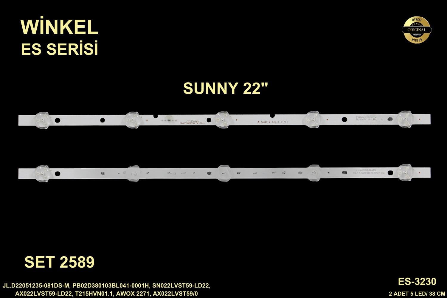 SUNNY 22JL.D22051235-081DS-M, PB02D380103BL041-0001H, SN022LVST59-LD22, AX022LVST59-LD22, T215HVN01.1, AWOX 2271, AX022LVST59/0 ES-3230 ES 3230