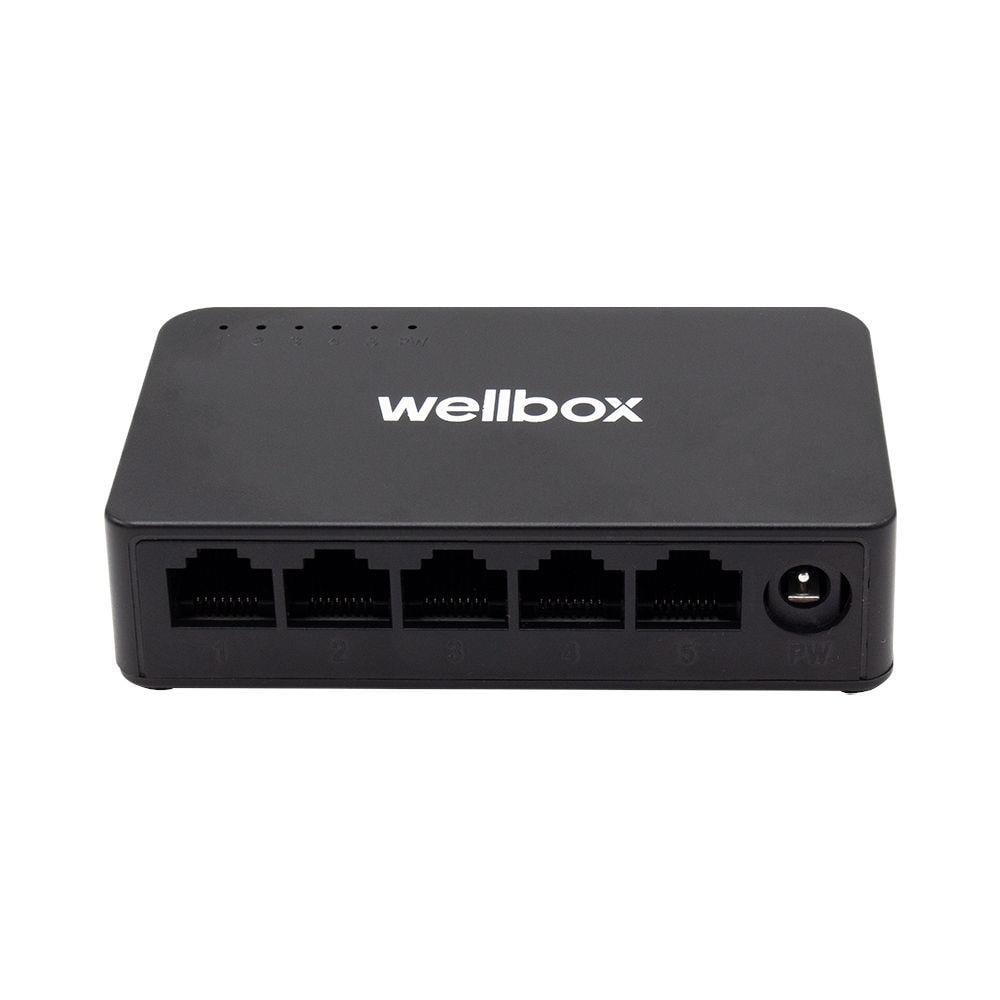 Wellbox GİGABİT 5 KANAL 10-100-1000 Mbps ETHERNET SWITCH
