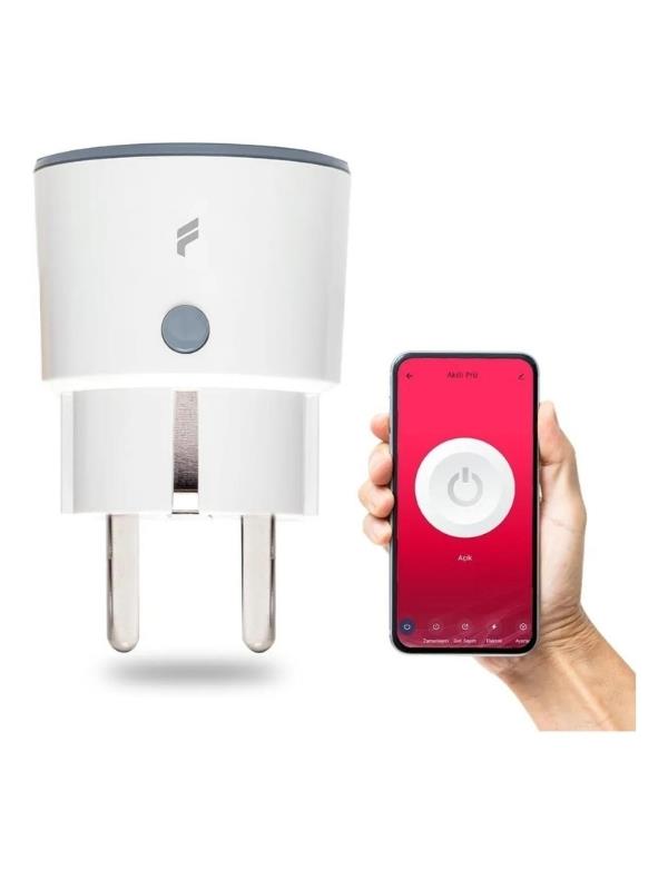  Akıllı Priz (16 AMPER), Uzaktan Kontrol, Wifi, Anlık Enerji Tüketim Takip, Zamanlayıcı, Tuya,Smart life