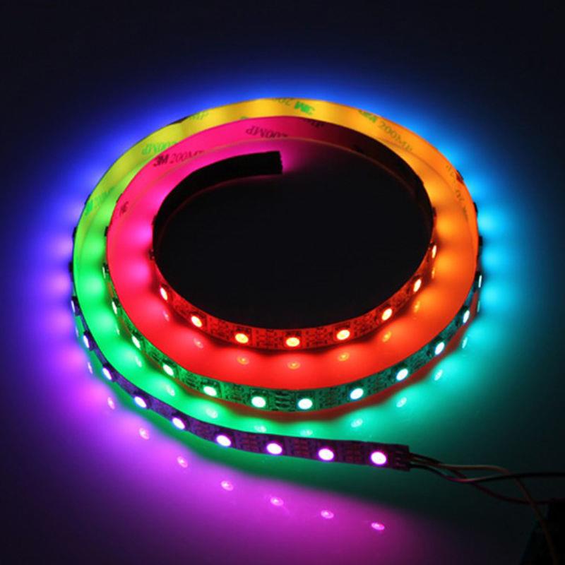 5 Metre DIŞ MEKAN 3 ÇİP RGB 3 ÇİP 60 LED DOUBLE PCB 10mm x 5m