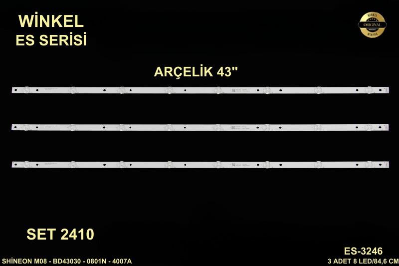 ARÇELİEk S-3246,A43L 6945 5B, 43 VLE 4820, 43VLE4820, A43L 5845 4B, A43L58454B, A43L 6945 5B, GRUNDIG 43GDF6800B LED BAR , A43L5845, B43L5845, A43L6945, B43L6945, AL43L6925, AL43L4950, 43GCH5900B, 43GCH6700B, A43K580, B43K580, 43GDF6800B, A43K680G, 
