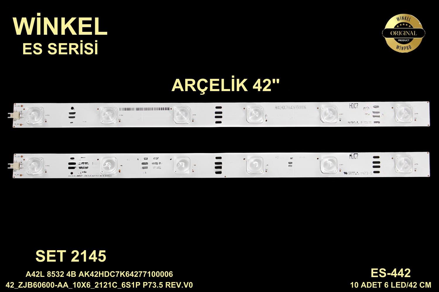 ARÇELİK A42L 8532 4B AK42HDC7K64277100006 42_ZJB60600-AA_10X6_2121C_6S1P P73.5 REV.V0 34745 LCD1124 CD1125 1124 1125 ES-442 GEN-442 SET-0442 SET0442 GEN442 A42 LB 8477 A42LB8477 B42 LB 8477 B42LB8477