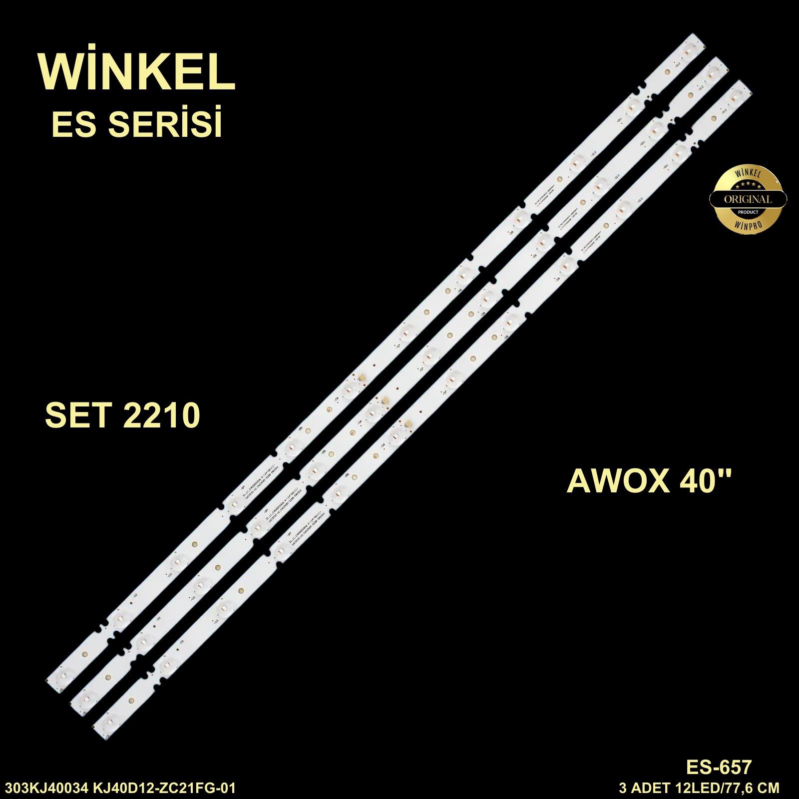 AWOX ES-657, KJ40D12-ZC21FG-01, 303KJ400034, 125-130/2.9-3.0, 2010017815-1 160603A6 KJ400M05, AWX40102, SEİKON, AWOX 40 40102 , SJ.HZ.D4000602-2835AS-F, 1.14.FD400008, 160106, Awox 40102, KM0400LDSH52