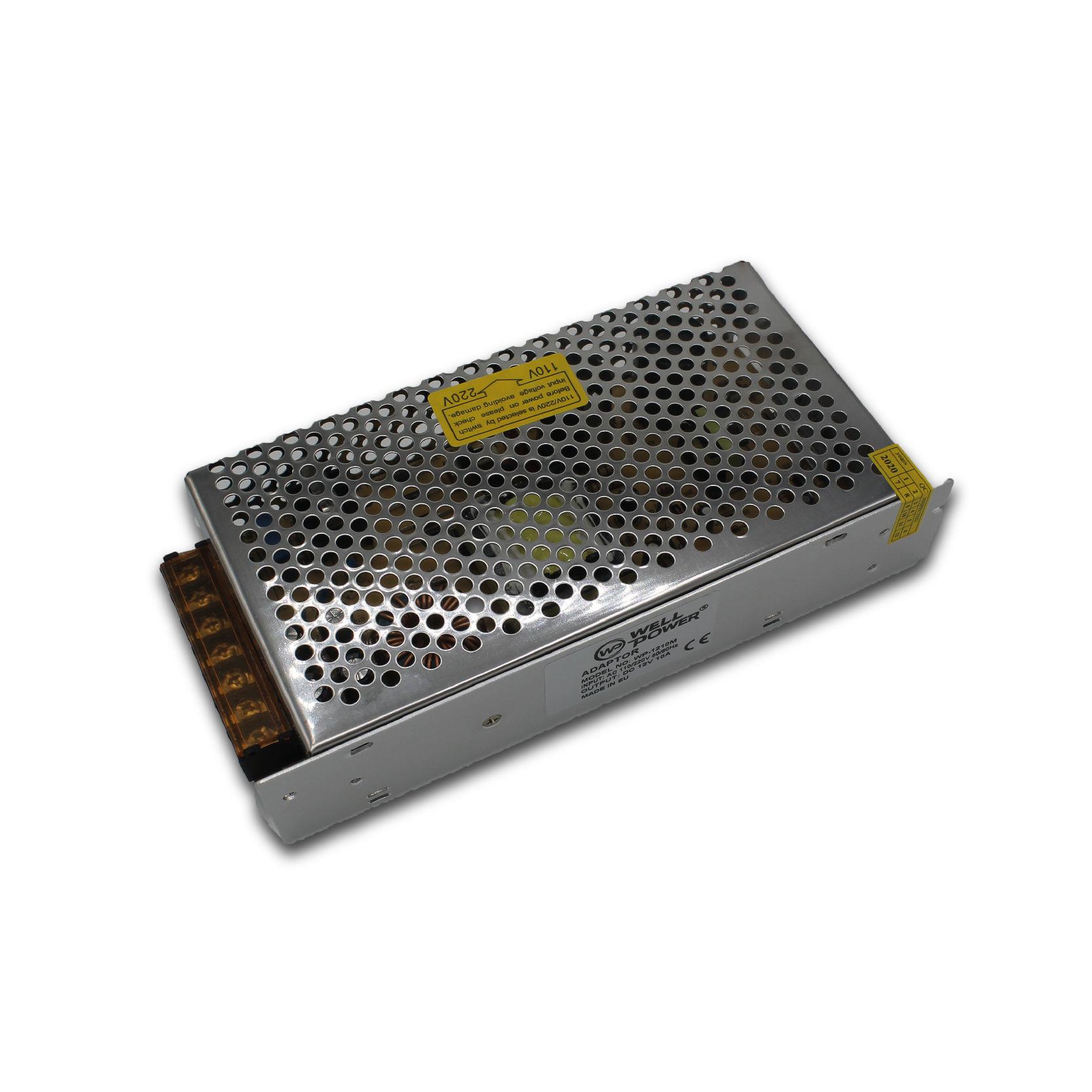 Led Well 12 Volt 10 Amper Metal Kasa Adaptör