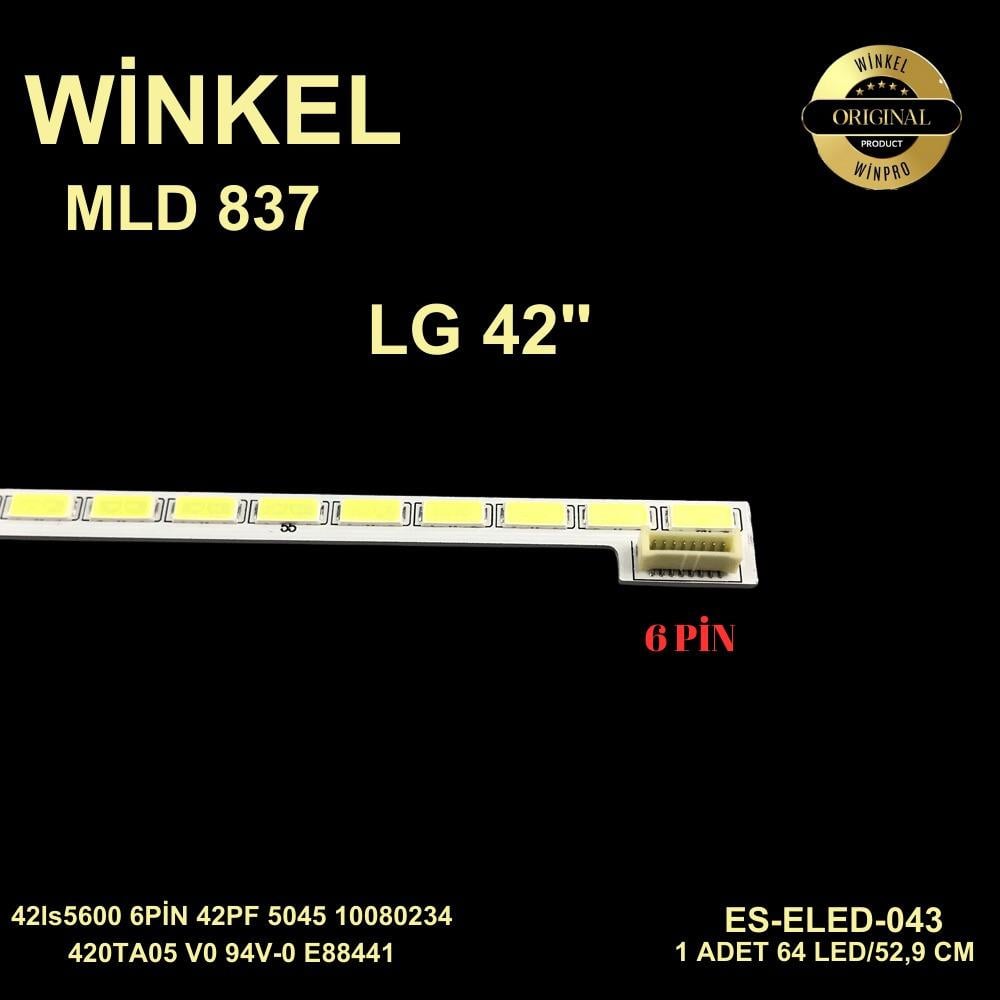 LG 42ls5600 6PİN 42PF 5045 10080234 420TA05 V0 94V-0 E88441 62led 42 64 LED420TA05 V0 94V-0 E88441 6V (52,9 CM) 42PF7050 ELED-043 ES-ELED-043 ELED043 10080233 42PF5045 42LD420