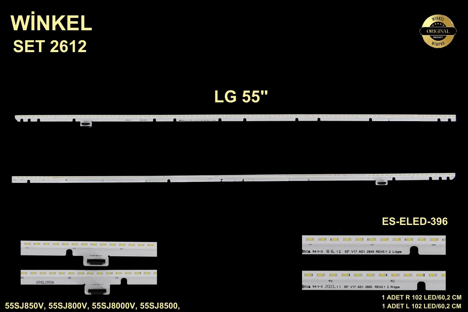 LG 55SJ850V, 55SJ800V, 55SJ8000V, 55SJ8500, ES-ELED-396 ELED 396
