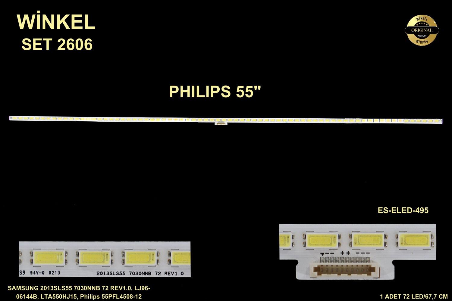 Philips 55PFL4508-12, ES-ELED-495 ELED 495