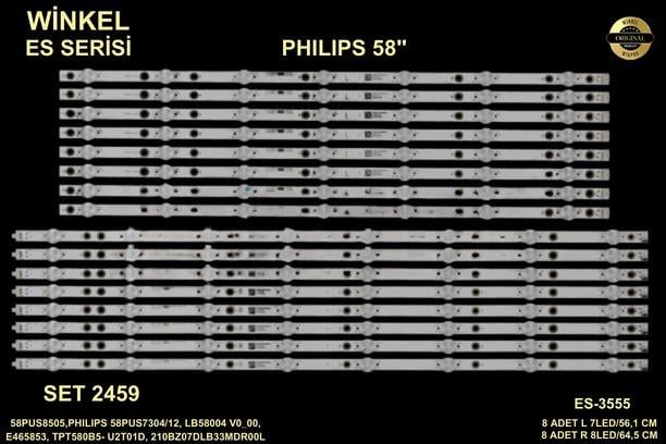 PHİLİPS 58PUS8505,58PUS7304/12, TPT580B5-U2T01D REVS01D,ES-3555