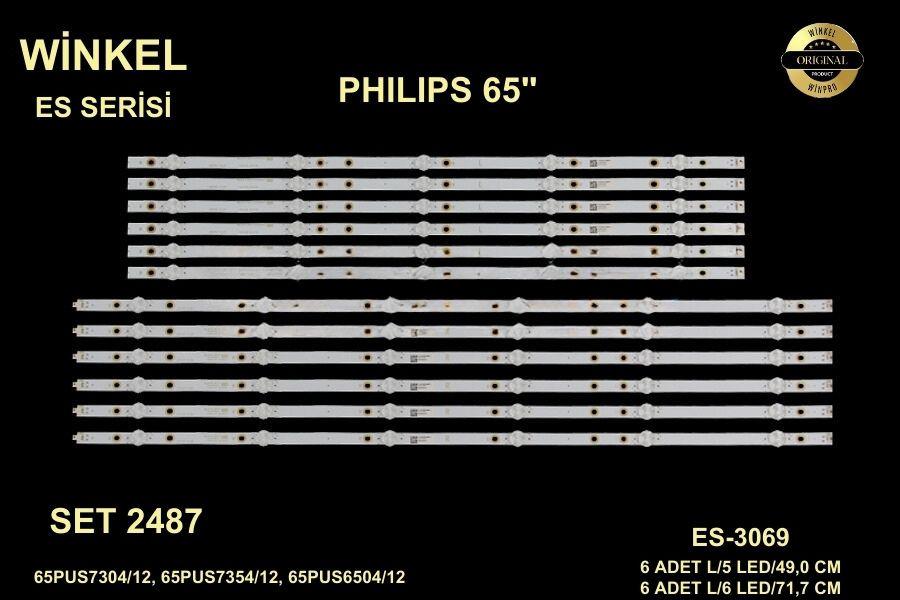 PHİLİPS  65PUS7304/12, 65PUS7354/12, 65PUS6504/12 LED BAR,ES-306