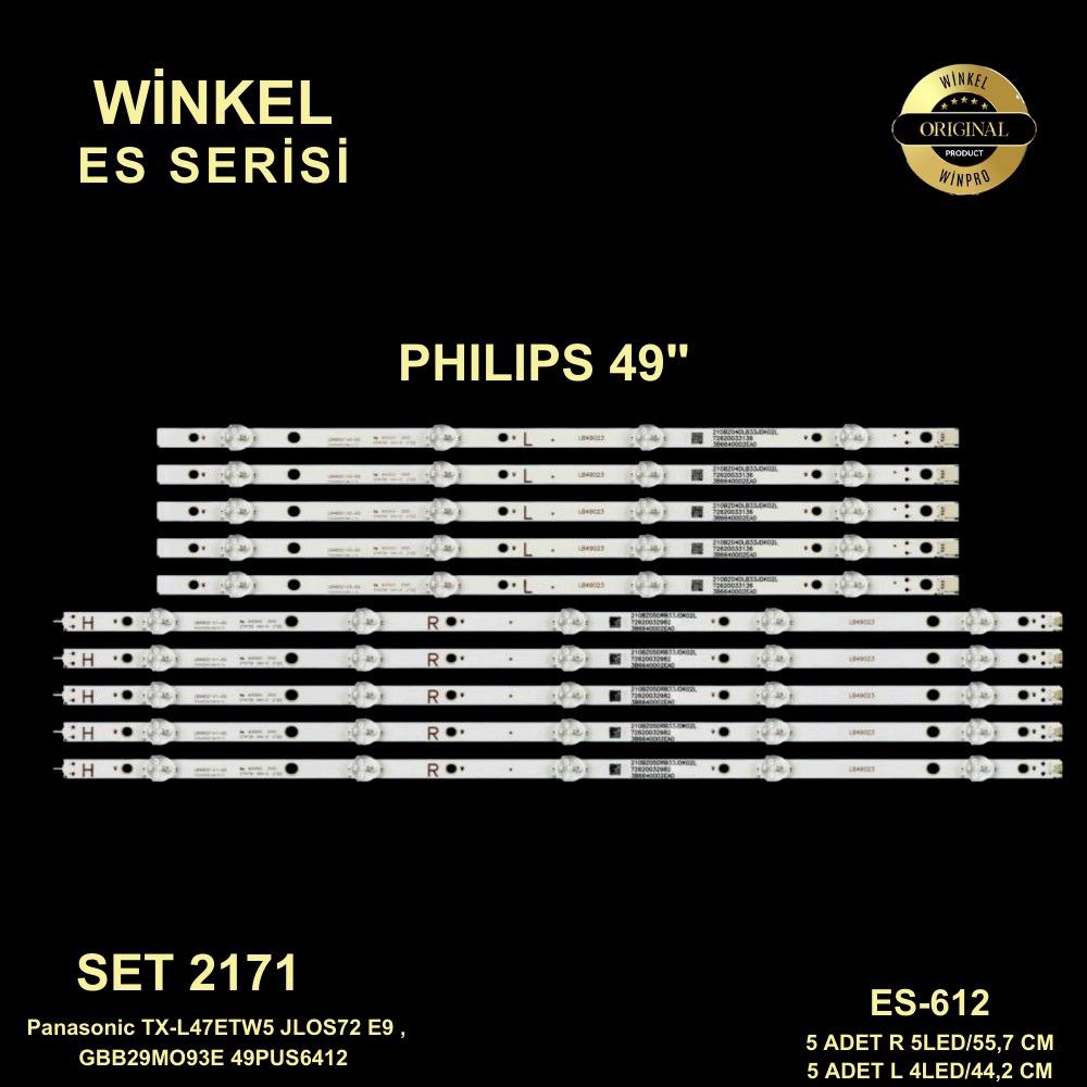 PHILIPS ES-612 SET-0612 GEN-612 SET0612 GEN612,49PUS7503,49PUS6262,49PUS7503/12, 49PUS7503/62, 49PUS6412/12, 49PUS6162/12, 49PUS6262/12, 49PUS6162/12, 49PUS6482/12, 49PUS7002/62,