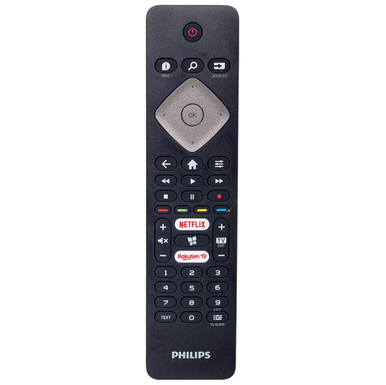 Philips Netflix-Rakuten Tv Tuşlu Led Tv Kumandası