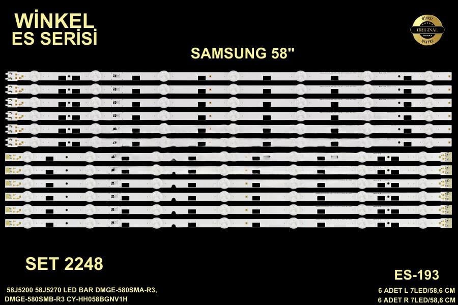SAMSUNG 58H5202 58H5270 58J5200 58J5270 LED BAR DMGE-580SMA-R3, DMGE-580SMB-R3 CY-HH058BGNV1H BN96-32771A BN96-32772A UE58H5200 /UE58J5000 /UE58J5000 SAMSUNG_2014SVS58_MEGA_3228_L_7LED_REV1.2_140508,LM1-00091F SAMSUNG_2014SVS58_MEGA_3228_R_7LED_REV1.2_140