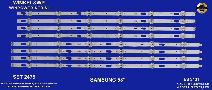 SAMSUNG 58TU7000 LED BAR, SAMSUNG 58TU7100 LED BAR, SAMSUNG 58TU6900 LED BAR, SAMSUNG 58TU8000 LED BAR, SAMSUNG, 58TU7000 LED BAR, 58TU7100, 58TU6900, 58TU8000 LED BAR, VUE58AU7000U UE58AU7100U UE58CU7000U UE58CU7100U,ES-3131