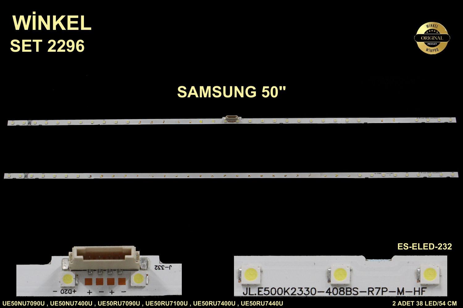 SAMSUNG BN96-46034A, UE50RU7100U, UE50RU7440U, UE50RU7090U, UE50RU7400U, UE50NU7090U, UE50NU7400U, QM50R, QM50R-A, AOT50_NU7100F,ELED-232