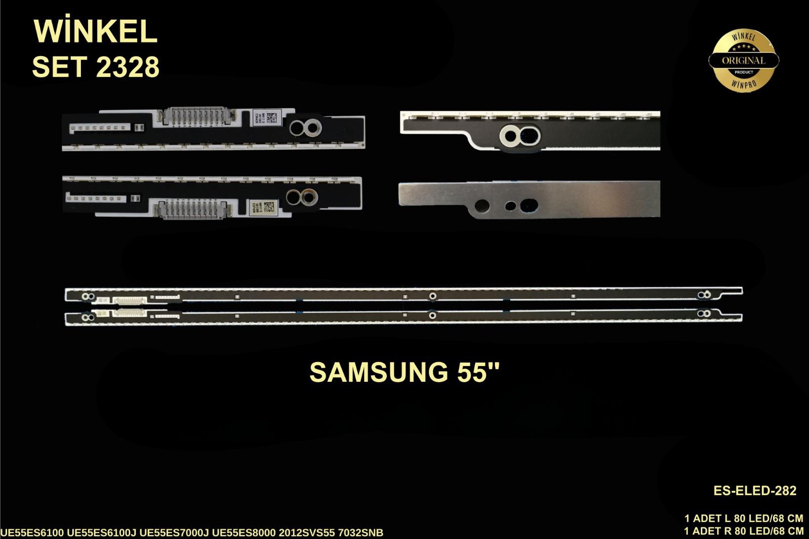 SAMSUNG ES-ELED-282,UE55ES6100 UE55ES6100J UE55ES7000J UE55ES8000 2012SVS55 7032SNB RIGHT80 LEFT80 REV1.1 SAMSUNG UE55ES6140S, UE55ES6340, UE55ES7000, UE55ES8000 LED BAR , SLED_2012SVS55_7032SNB , LTJ550HQ16-V, LTJ550HQ16-B, LTJ550HQ30-B LED BAR,ES-ELED
