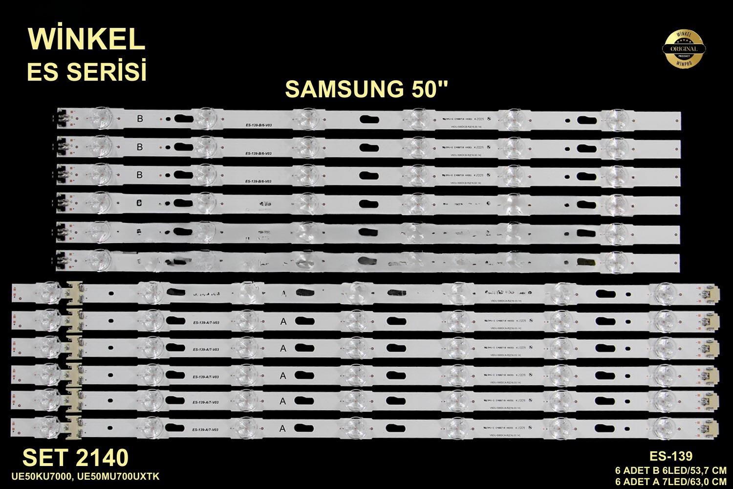 SAMSUNG UE50KU7000, SAMSUNG UE50MU700UXTK V6DU-500DCB-R2, V6DU-500DCA-R2, CY-GK050HGNV1V,LM41-00254A ,LM41-00253A, BN96-39658A,BN94-LCD382 LCD381 382 381 ES-139 GEN-139 SET-0139 STL0791T 0791T,50MU7000