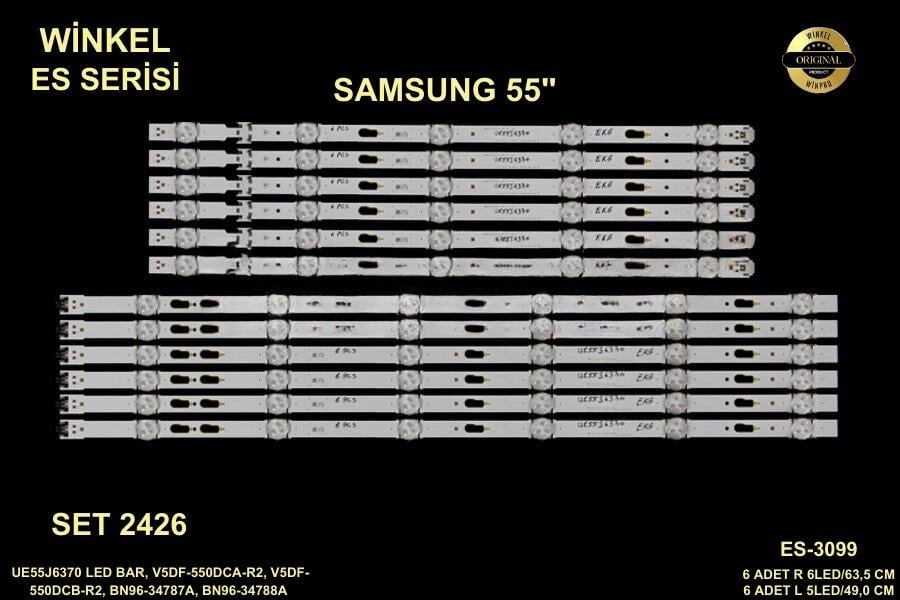 SAMSUNG  UE55J6370 LED BAR, Samsung UE55J6370SU, UE55J6370, UN55J6520AFXZC/UE55J6300