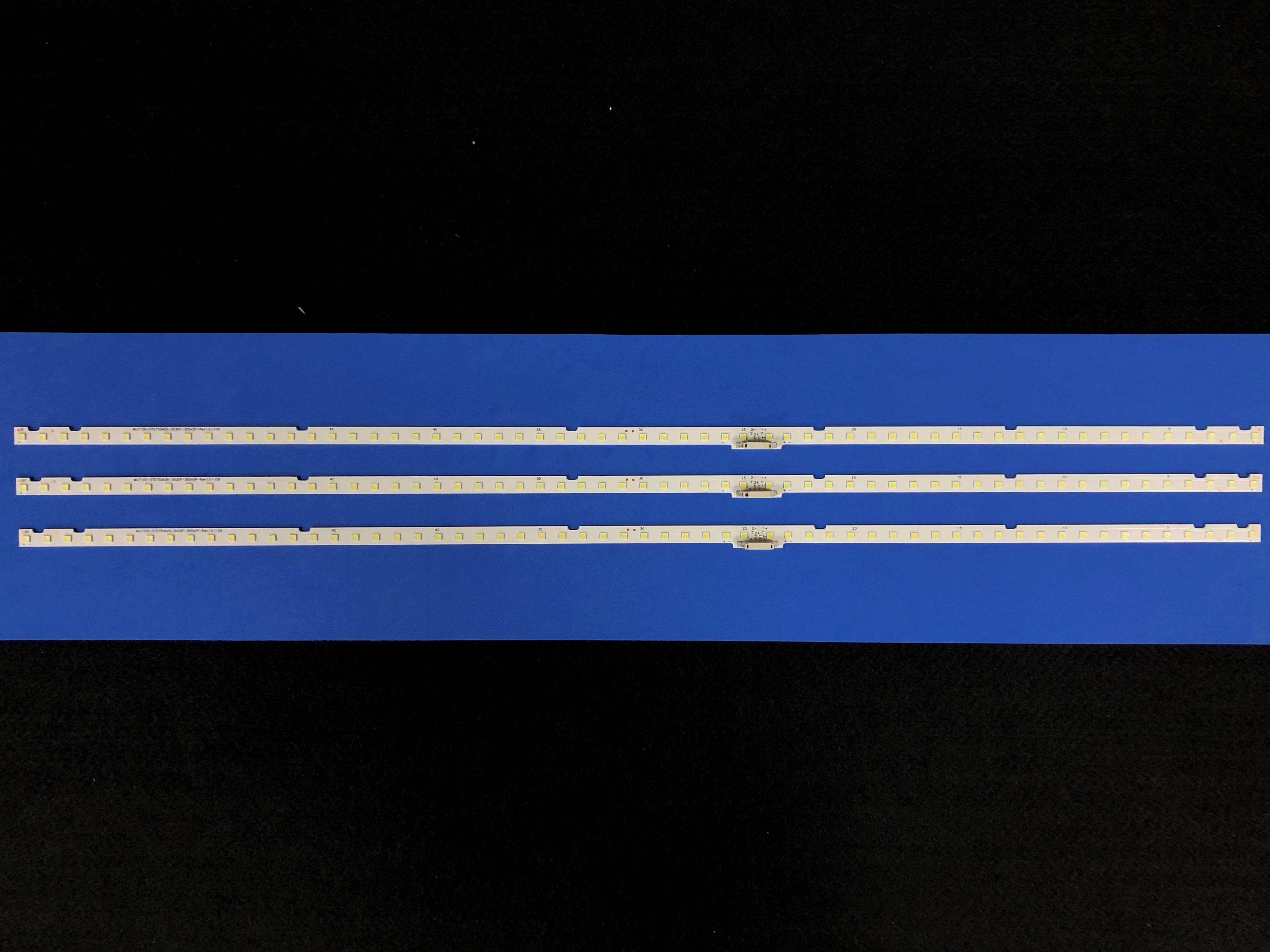SAMSUNG UE75NU7100U, UE75RU7100U, HG75EJ690UB, QM75N, QB75N LED BAR, STS750A26_3030F, BN96-46078A LED BAR