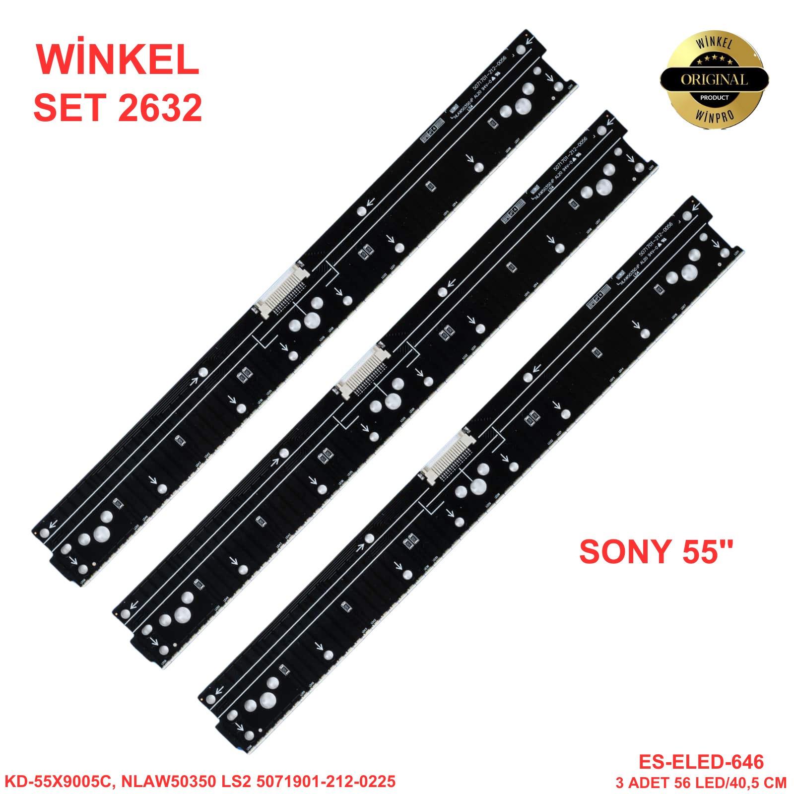 SONY KD-55X9005C, NLAW50350 LS2 5071901-212-0225 ES-ELED-646 ELED-646 ELED 646