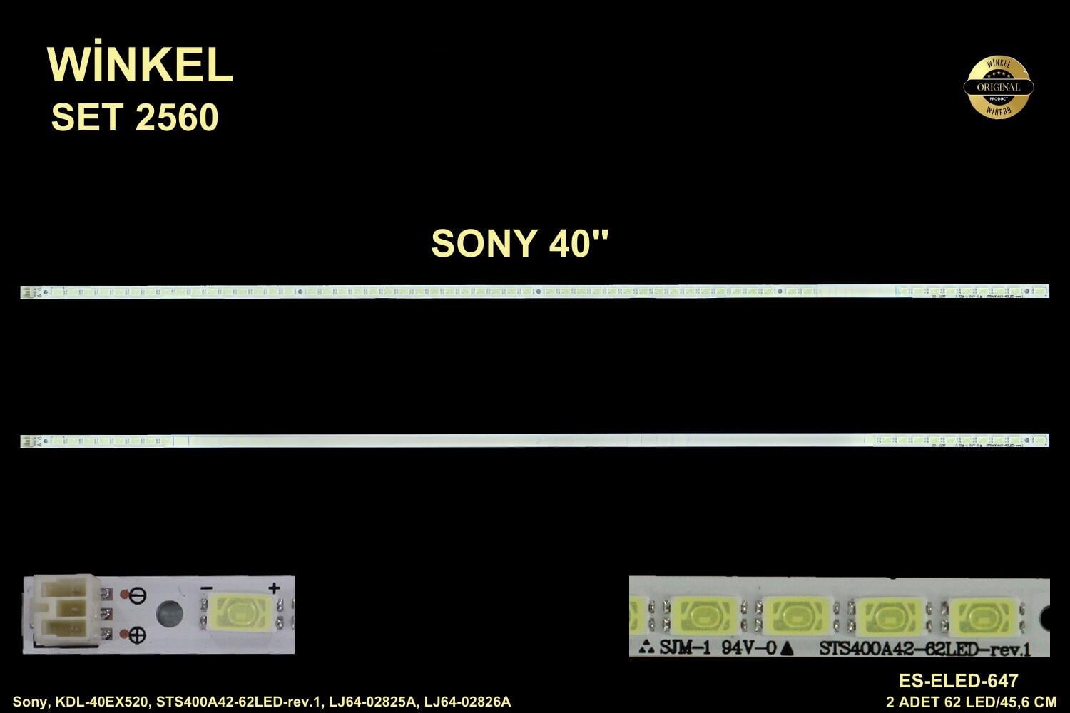 Sony, KDL-40EX520, S,ES-ELED-647